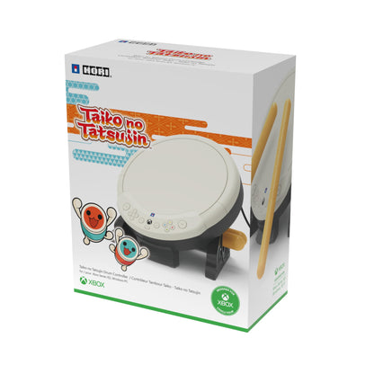 HORI Taiko No Tatsujin Drum Controller for Xbox Series X|S & Windows 11/10 - Black, Model MBS-018U, Officially Licensed