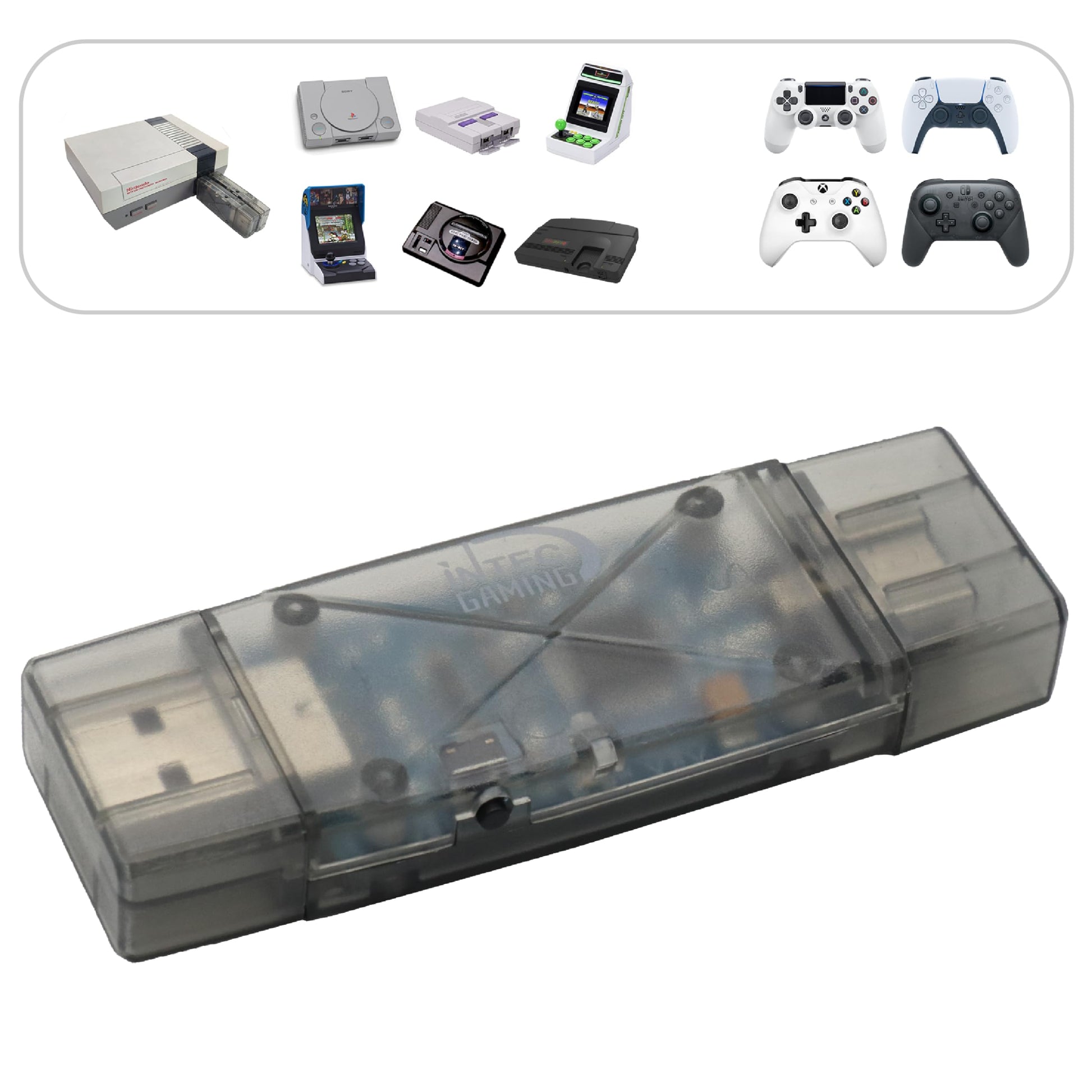 MINI Converter - Controller Adapter for NeoGeo/Genesis/TG1/PS Classic/NES SNES Classic/Astro City, Gaming Controller Adapter for