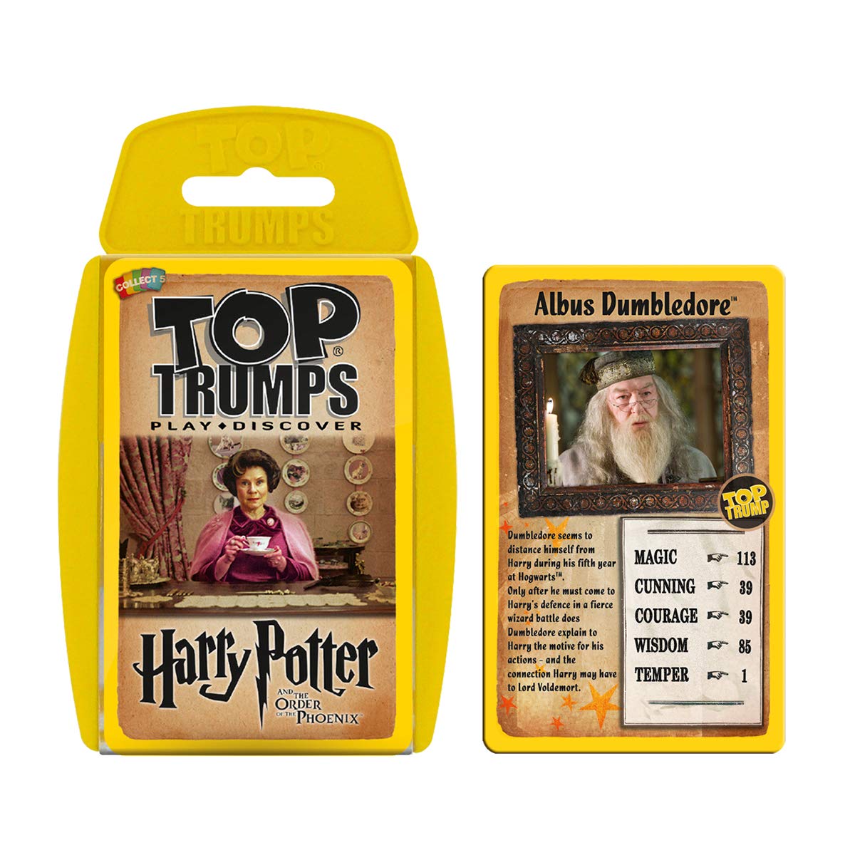 Top Trumps Harry Potter 3-5 Card Game Bundle - One Size, Plastic, Red, Blue & Yellow, Model 003224