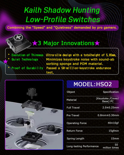 Sehawei V16 Arcade Stick - 16-Key Fight Controller for PC/PS3/PS4/Switch, Custom RGB, Turbo Functions, Gray - 30th Anniversary Edition