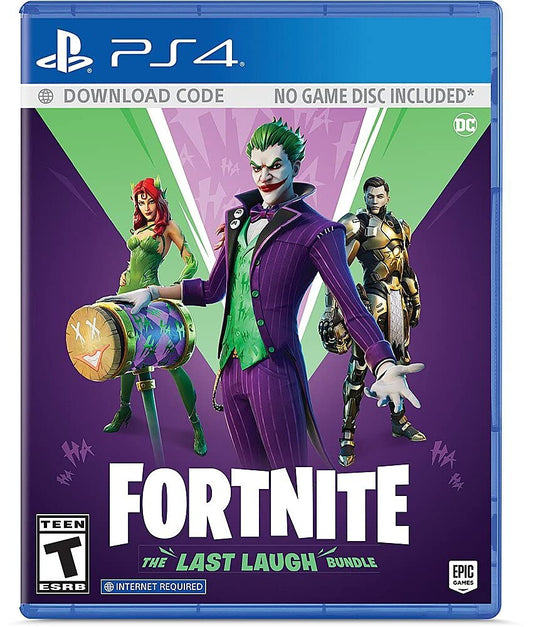 WARNER BROS Fortnite: The Last Laugh Bundle - PS4 Code in Box, Model 1000780640