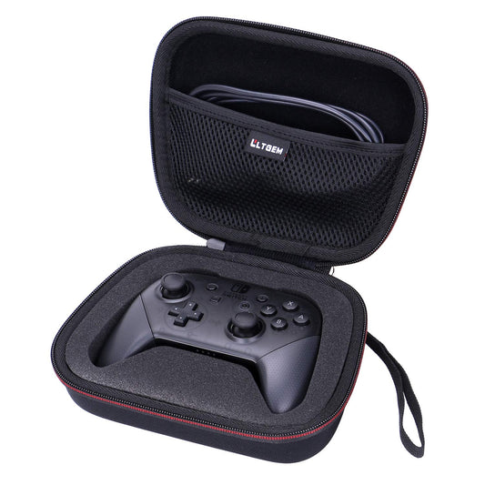 LTGEM EVA Hard Carrying Case for Nintendo Switch Pro Controller, Black, Model CS417