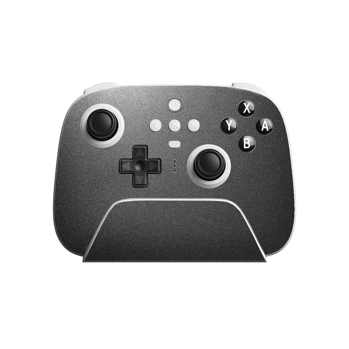 SopiGuard Sticker Skin for 8Bitdo Ultimate Wireless Controller Front and Buttons (Satin Gunmetal Grey)