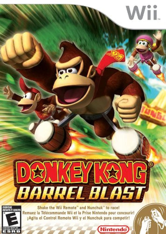 Nintendo Donkey Kong: Barrel Blast Game for Wii - Model RVLPRDKE