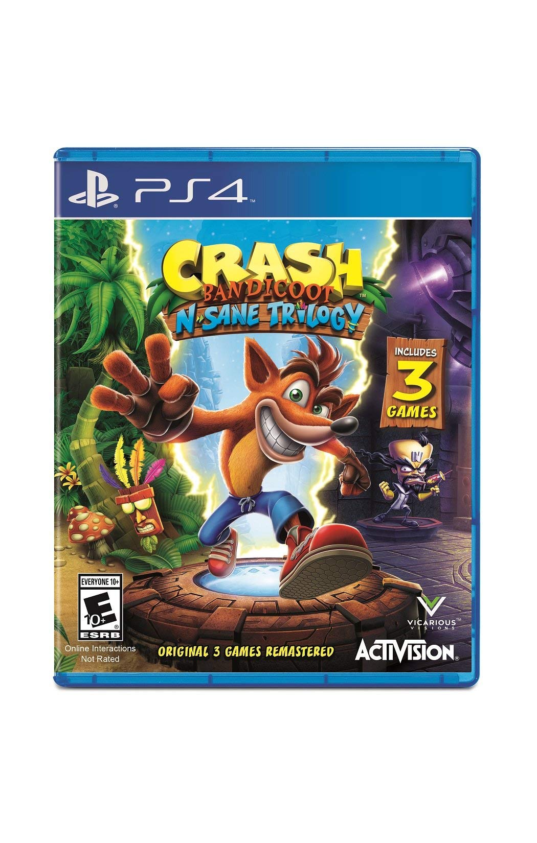 Crash Bandicoot N. Sane Trilogy - PlayStation 4 Standard Edition (refurbished)