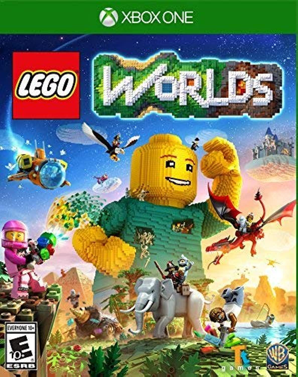 WARNER BROS LEGO Worlds - Xbox One Game, Original Version, Model 1000629228