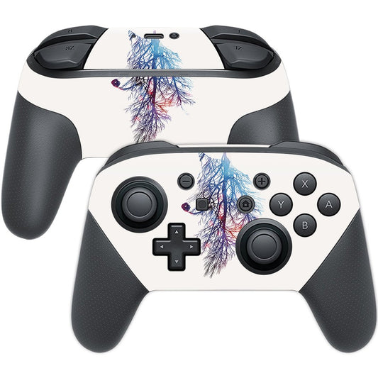 MightySkins Skin Compatible with Nintendo Switch Pro Controller - Roots | Protective, Durable, and Unique Vinyl Decal wrap Cover