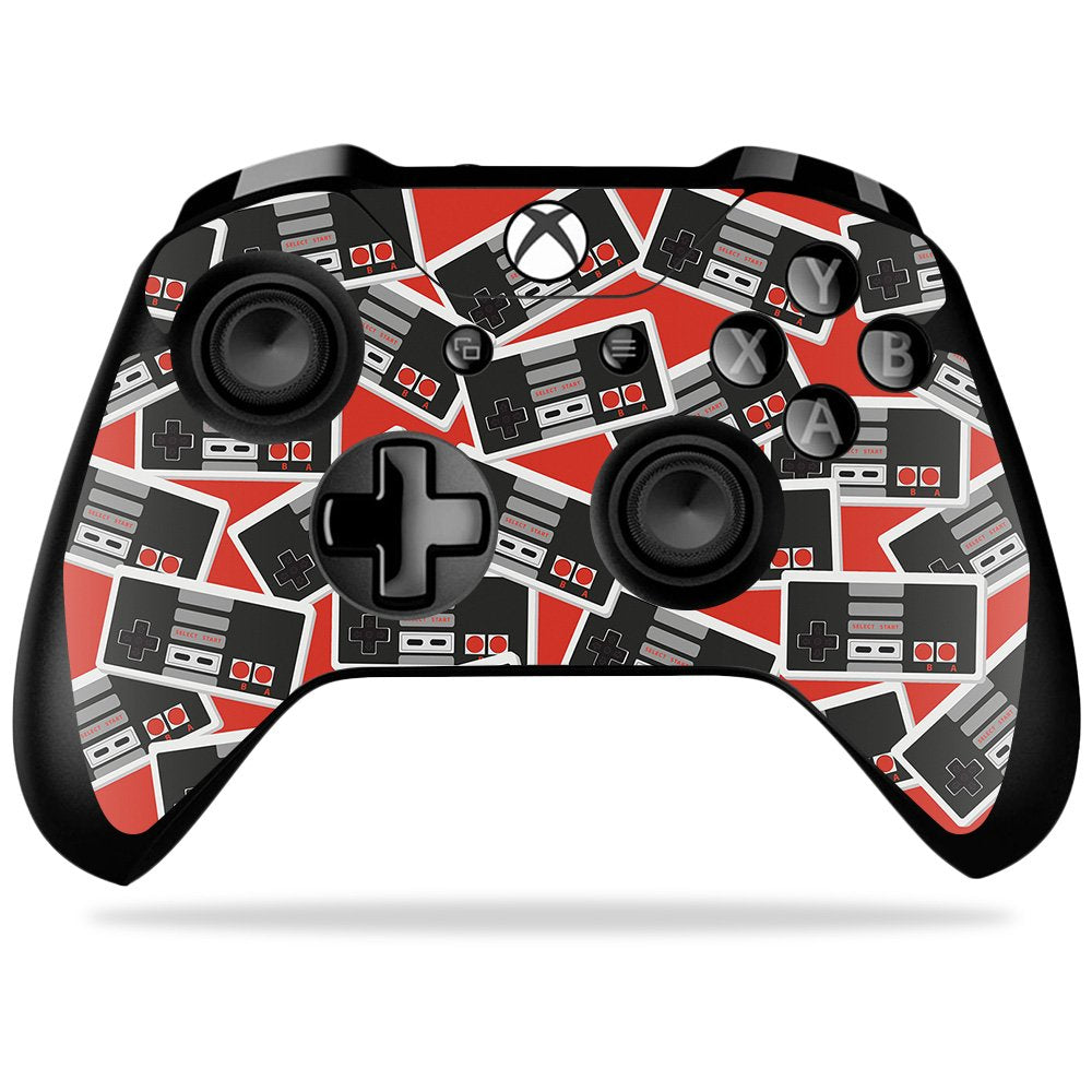 MIGHTY SKINS Xbox One X Controller Skin - Retro Controllers 3 | Durable Vinyl Wrap, Easy to Apply & Remove, Made in USA