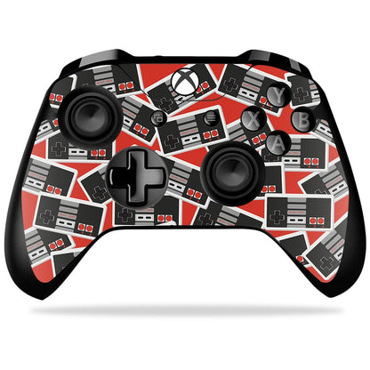 MIGHTY SKINS Xbox One X Controller Skin - Retro Controllers 3 | Durable Vinyl Wrap, Easy to Apply & Remove, Made in USA
