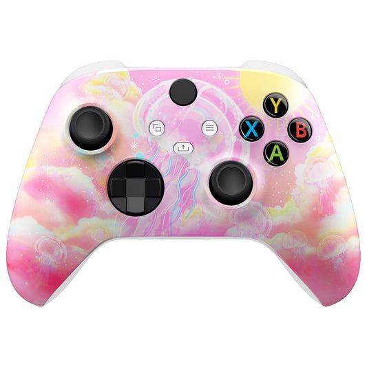eXtremeRate Xbox Series X|S Controller Replacement Shell - Pinky Jellyfish Heaven - Custom Skin Cover (Model: FX3R025)