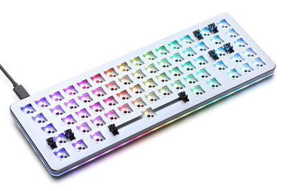 DROP ALT Mechanical Keyboard - 65% Gaming Keyboard, Hot-Swap Switches, RGB Backlighting, Barebones, Space Gray, Model MDX-31827-7