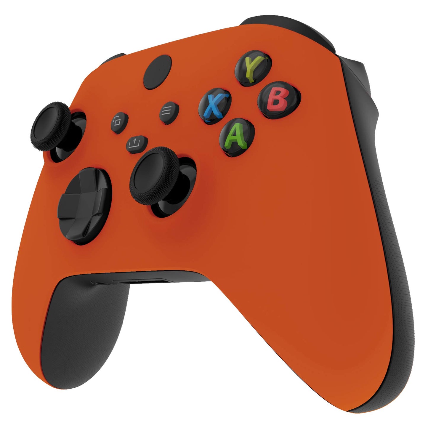 eXtremeRate Orange Replacement Shell for Xbox Series X/S Controller - Soft Touch Grip Custom Cover, Model FX3P304