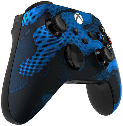 Custom Controllerzz Wireless Controller for Xbox Series X/S & One - Soft Touch - X/S Blue Camo