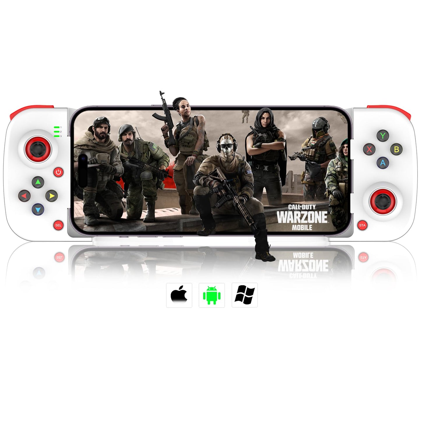 arVin Bluetooth Controller for iPhone/iPad/MacBook/iOS/Android/Samsung/Tablet/PC Wireless Gamepad Joystick with Back Button  Analog Triggers  Stretchable  Direct Play for Call of Duty  Genshin Impact