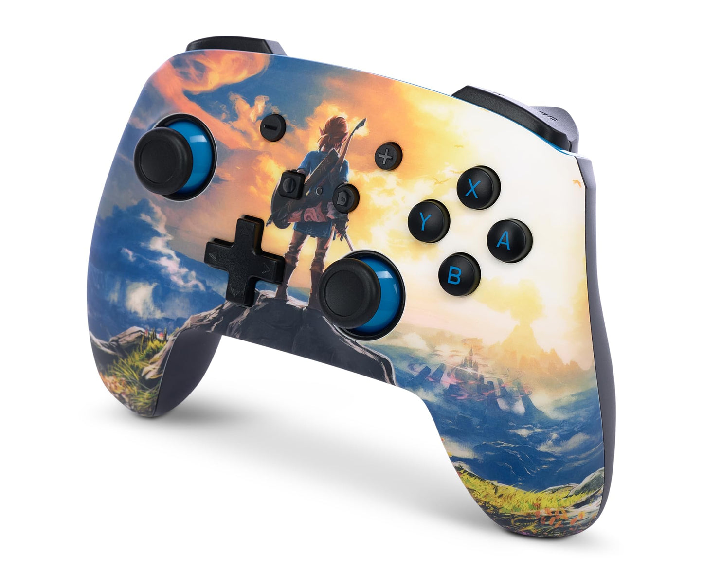 PowerA Enhanced Wireless Controller for Nintendo Switch - Kingdom of Hyrule, Officially Licensed Gamepad, Model 1526541-01