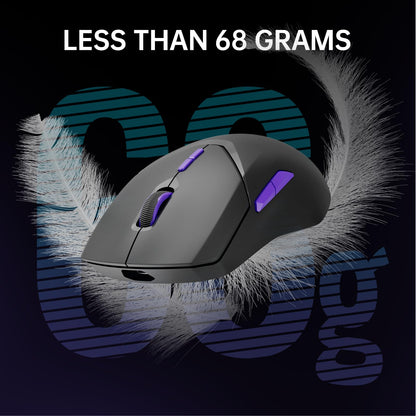 Rapoo VT9PRO 4K Wireless Gaming Mouse - PAW 3398 Sensor, 26000 DPI, 10 Programmable Buttons, Black