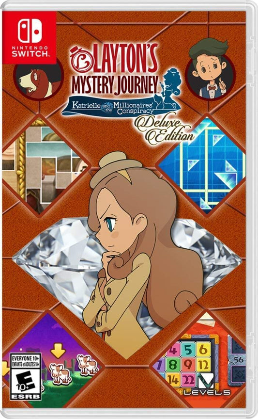 Nintendo Laytons Mystery Journey: Katrielle & the Millionaires Conspiracy Deluxe Edition - Switch, Model HACPAPPAB
