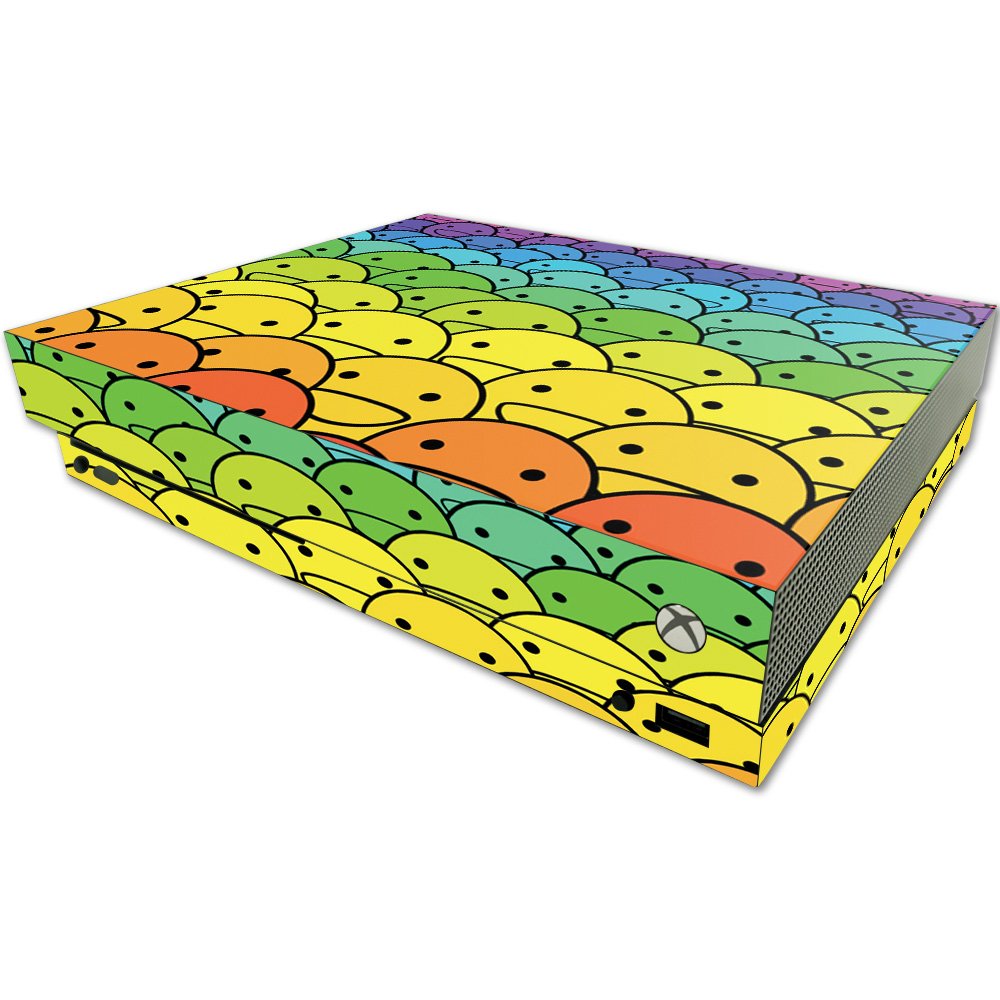 MIGHTY SKINS Vinyl Decal Skin for Microsoft One X Console - Happy Faces, Easy to Apply, Durable Design, Made in USA