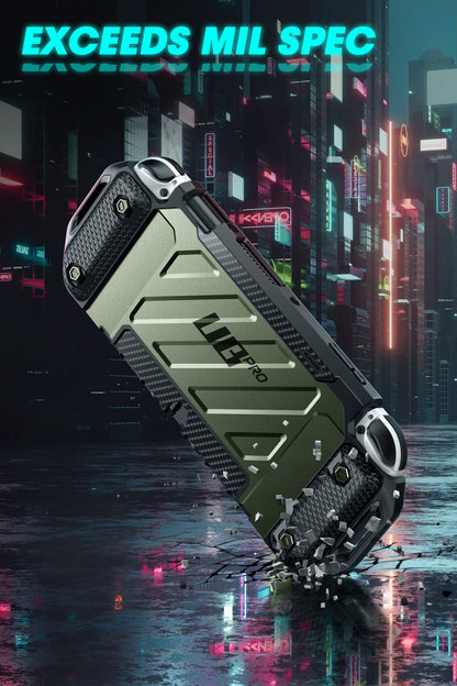 SUPCASE Nintendo Switch OLED Case 2021, Military-Grade Protection, Dockable, Green, 10.91 x 4.25 x 1.22 in