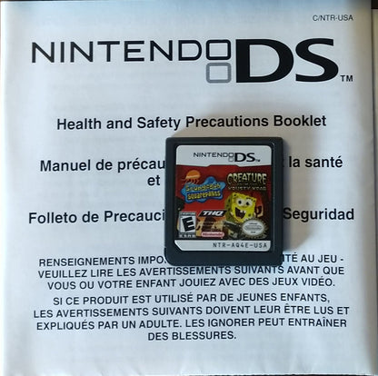 THQ SpongeBob SquarePants: The Creature from the Krusty Krab - Nintendo DS Game, Model 785138361154