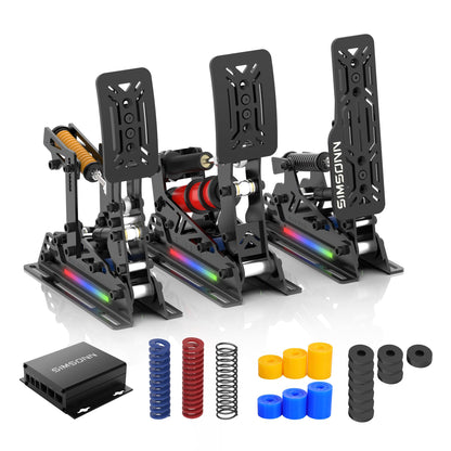 SIMSONN PRO X Ultra Pedals - Load Cell Hydraulic Sim Racing Pedals for PC - Model PRO-P3-H3 - Color: PRO X Ultra-P3-H3