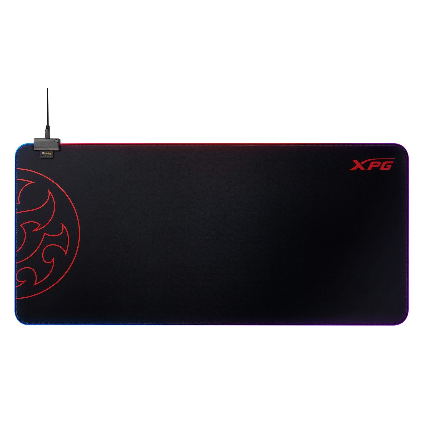 Adata XPG Battleground XL Prime Gaming Mouse Mat - RGB, 4mm Cordura, Anti-Slip, Black, L, Model 75260017