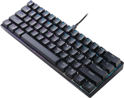 Mad Catz S.T.R.I.K.E. 6 RGB Mechanical Gaming Keyboard, Compact 60%, Black, Model KS63NMUSBL00