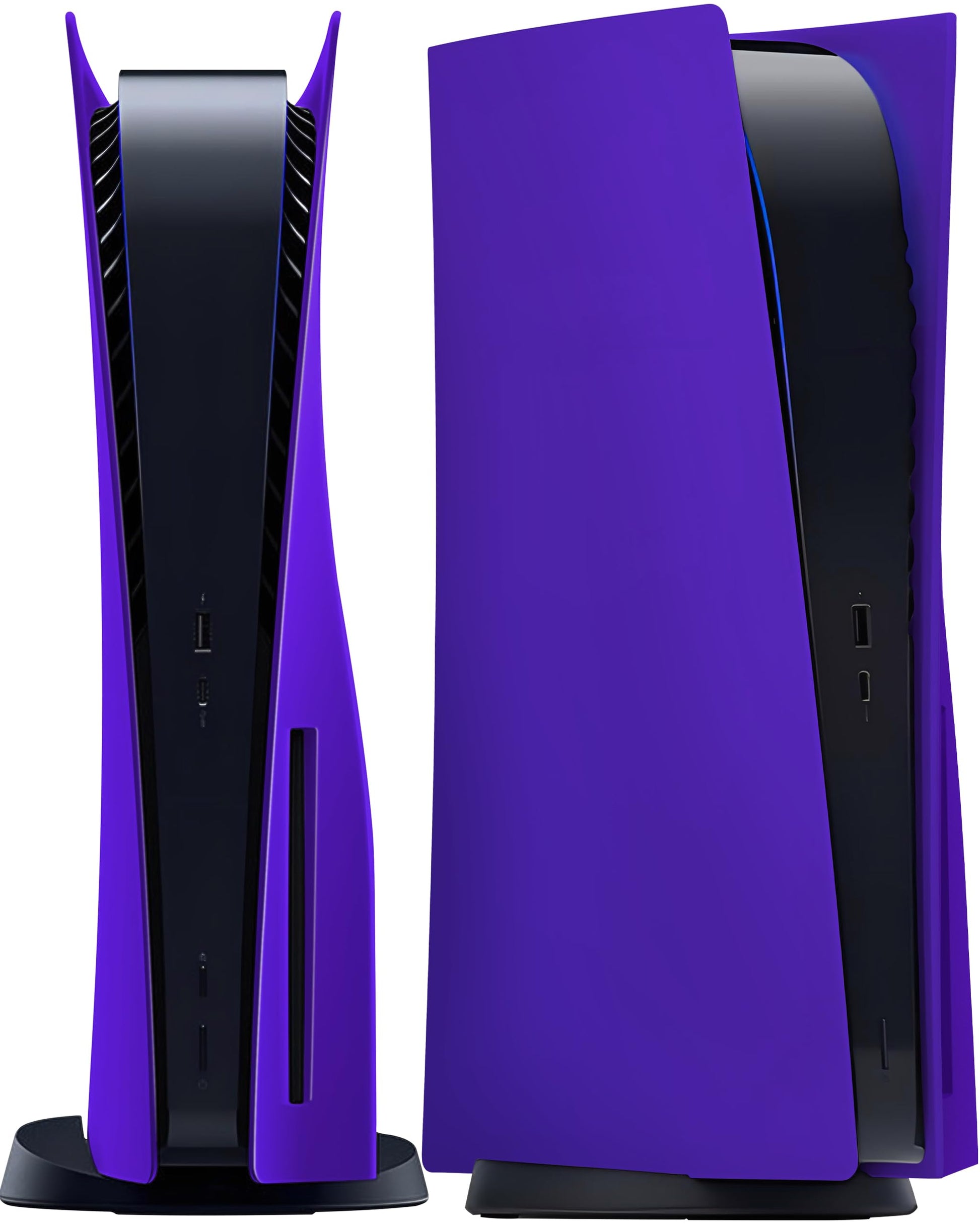 Joso Faceplate for PS5 Disc Edition  Anti-Scratch Dustproof Case Replacement  Cover Skin Fit for PS5 Console (CD-ROM)  Plates for PS5 Accessories  Easy Installation - Purple