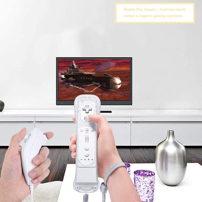 DTOL Wii Motion Plus Remote Attachment - White 2 Pack Sensor Controllers