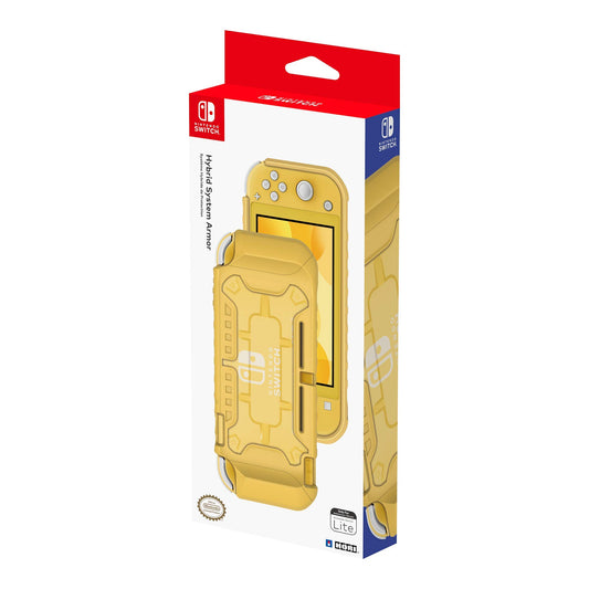 HORI Nintendo Switch Lite Armor - Yellow, Model NS2-054U, Officially Licensed by Nintendo