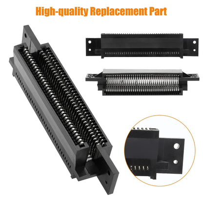 SUNJOYCO NES Cartridge Slot - 72 Pin Connector with 3.8mm & 4.5mm Screwdriver Bit for Nintendo NES 8 Bit System, Orange