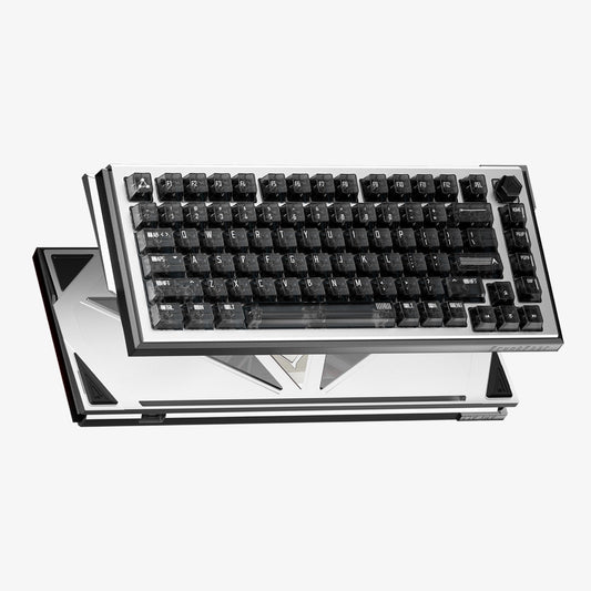 DrunkDeer A75 Ultra Rapid Activate HE Keyboard, Esports Gaming Keyboard, Magnetic Switch - Adjustable Actuation - 0.01mm, RT Plus, RT Match - 8K Hz,ANSI,75%, PC Keycaps,Black - Qian Switch