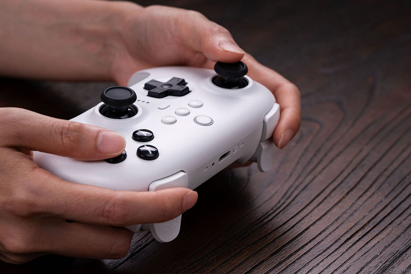 8Bitdo Ultimate Bluetooth Controller - Wireless Pro Controller with Hall Effect Joystick, Compatible with Switch, Windows, Steam Deck, White