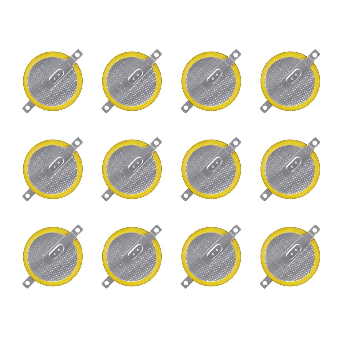 taessv CR2025 3V Lithium Game Battery - 12 Pack with Solder Tabs for NES, SNES, Gameboy, Sega Genesis Replacement