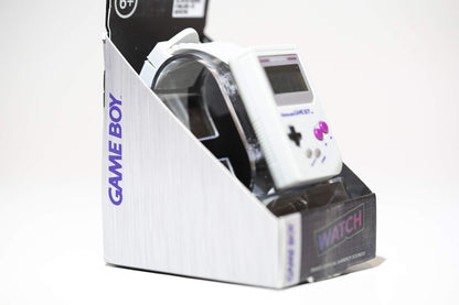 Paladone Nintendo Gameboy™ Digital Watch - Super Mario Land™ Alarm Sound, White/Grey with Iconic Buttons, Model PP3934NN