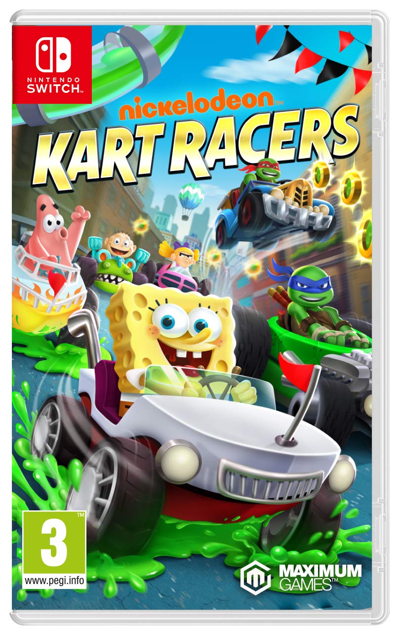 Maximum Games Nickelodeon Kart Racers - Nintendo Switch Game, Model NKR-SWI, Color: Switch