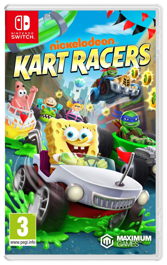 Maximum Games Nickelodeon Kart Racers - Nintendo Switch Game, Model NKR-SWI, Color: Switch