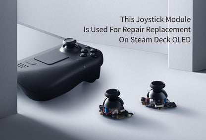 GuliKit Hall Effect Joystick Module for Steam Deck OLED - Electromagnetic Thumbstick Replacement, Black, Model SD05, No Soldering