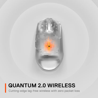 SteelSeries Wireless FPS Gaming Mouse - Ultra Lightweight, 18K CPI Sensor, Black, Model 62593, Programmable with Magnetic Optical Switches