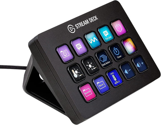 Elgato Stream Deck MK.2 - Studio Controller  15 macro keys  control button actions in apps and software like OBS  Twitch  YouTube and more  works with Mac and PC
