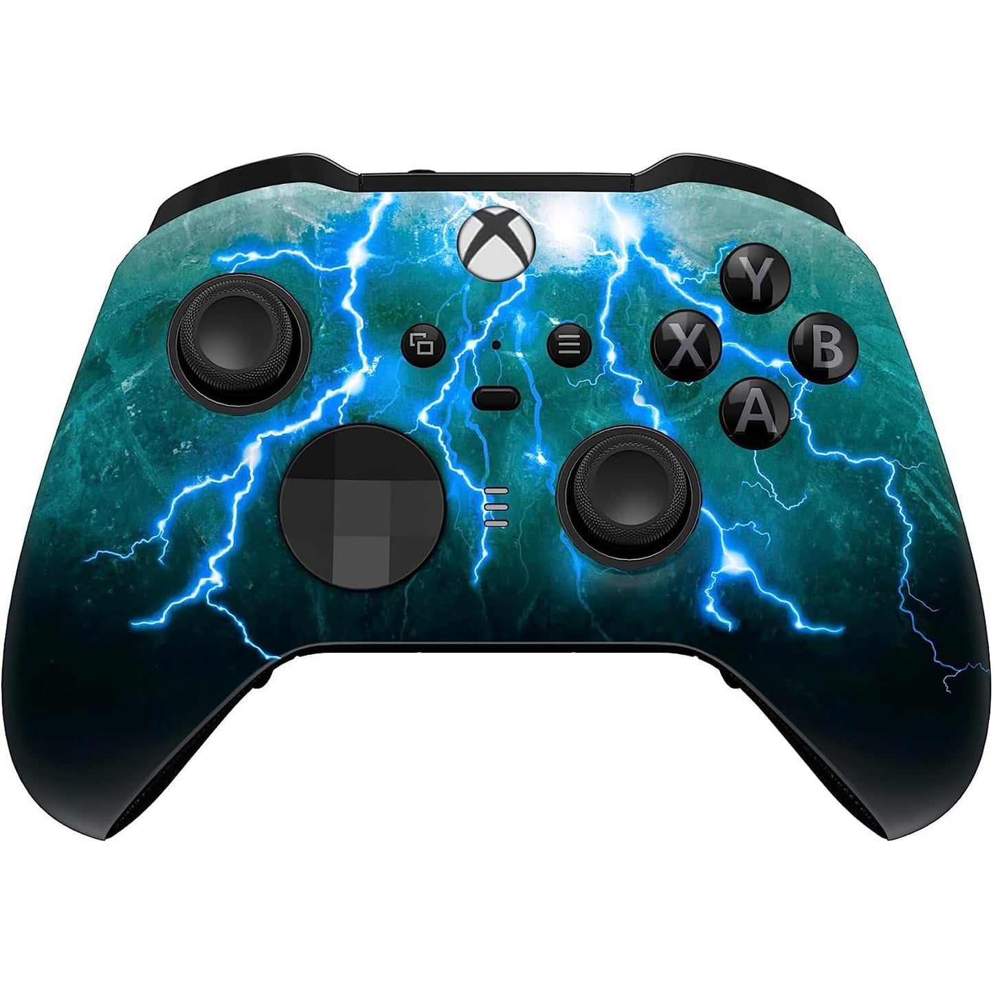 Custom Controllerzz Elite Series 2 Controller Compatible With Xbox One  Xbox Series S  and Xbox Series X (Green Skies)