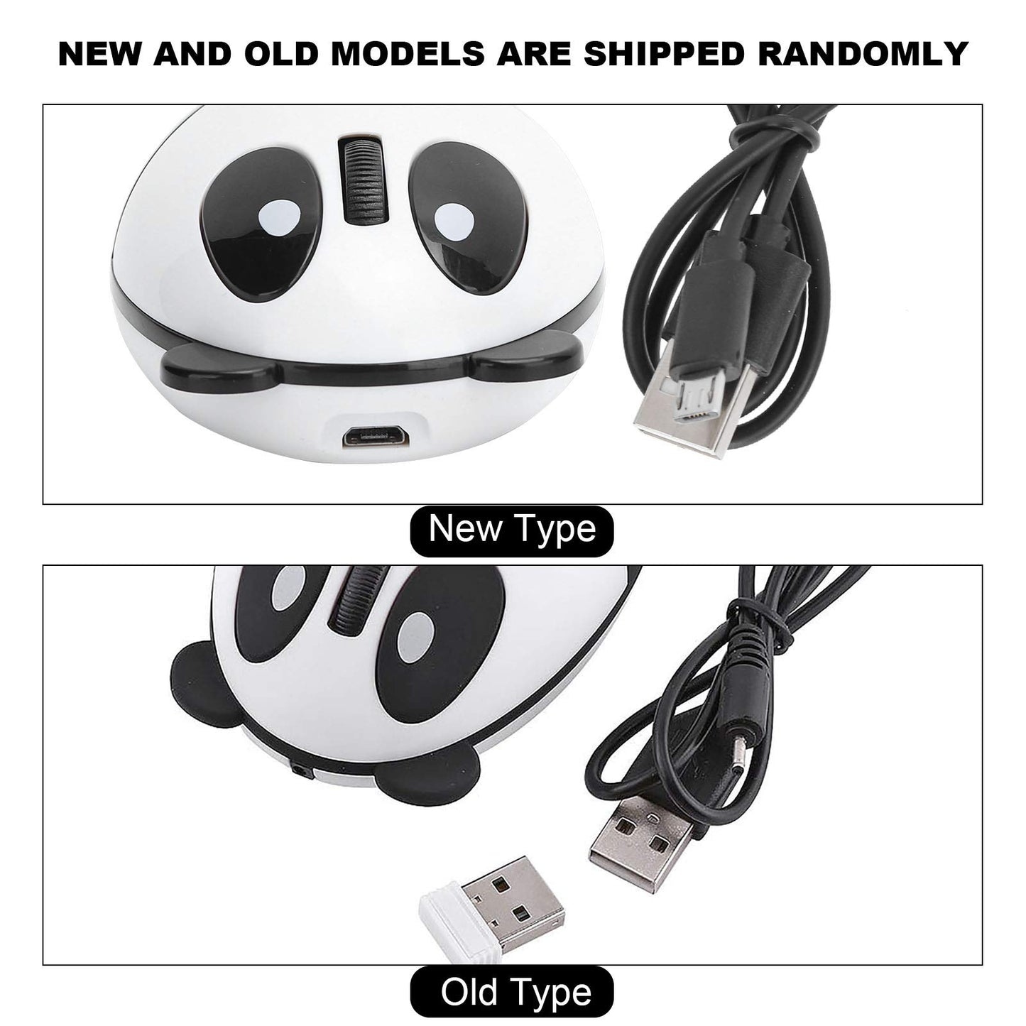 Dpofirs USB Optical Panda Mouse for PC, Gaming - Cordless Design, Model Dpofirsfwr8bndzkg8319