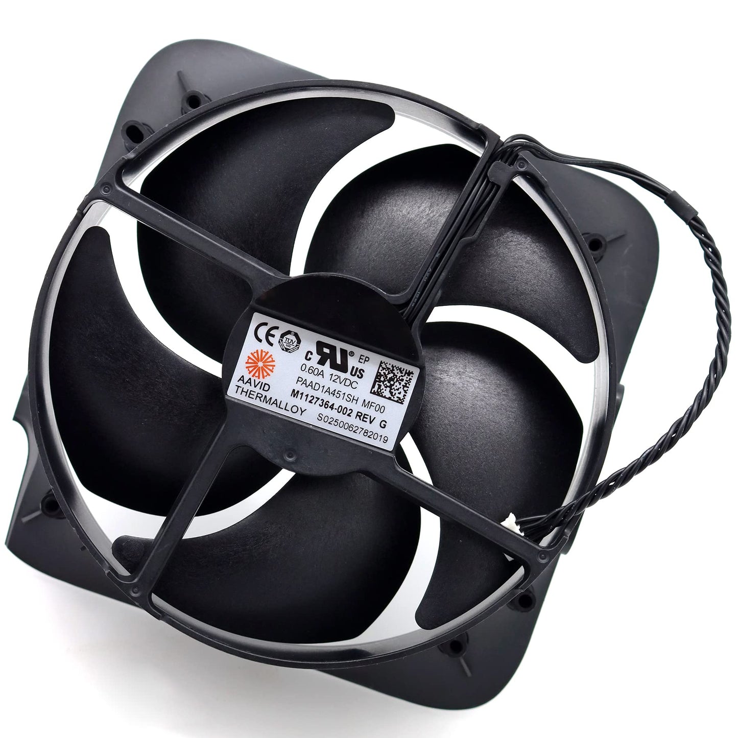 Deal4GO 4-pin 5-Blades Internal Cooling Fan M1127364-002 Replacement for Xbox Series X Console Model #1540 (Rounded Corner)