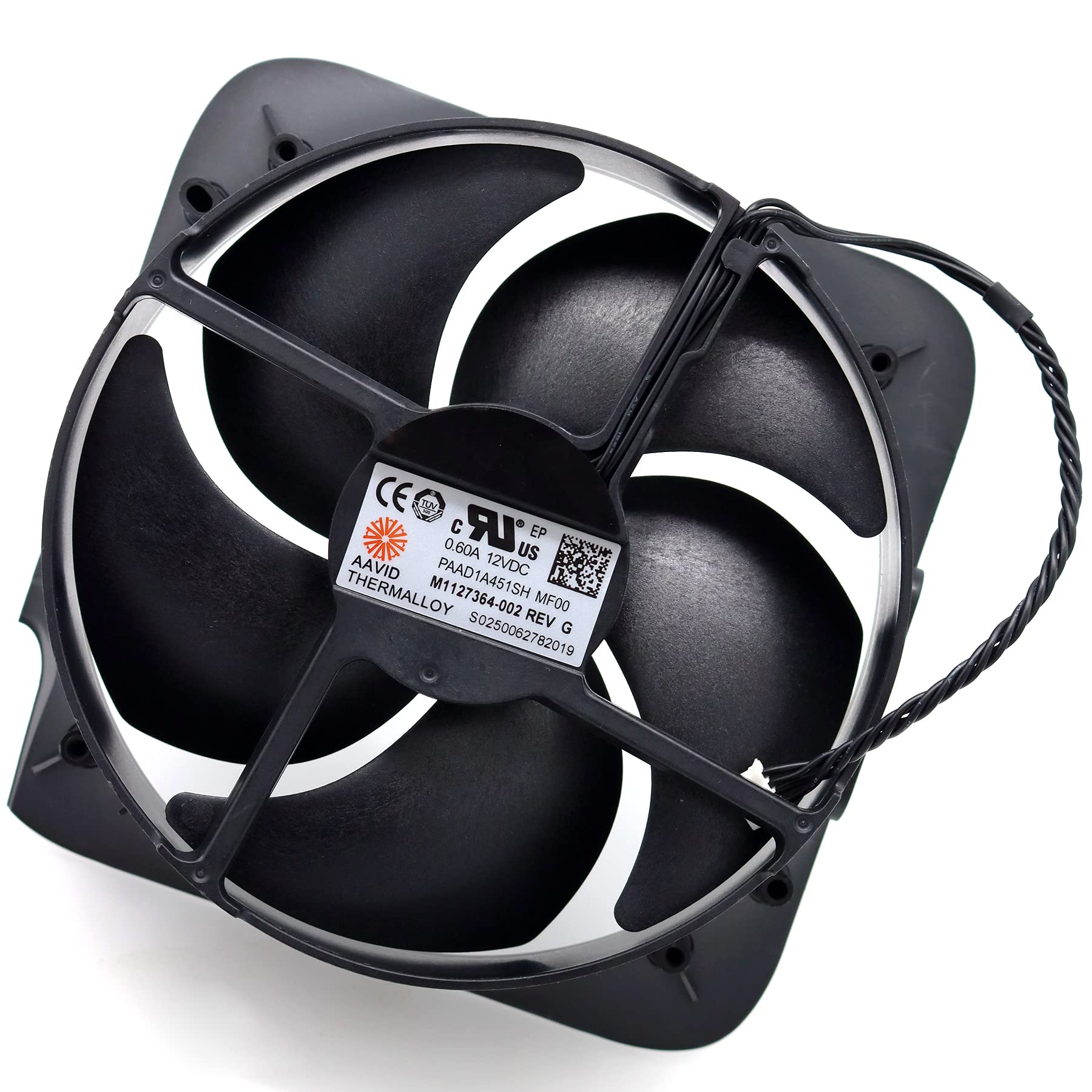 Deal4GO 4-pin 5-Blades Internal Cooling Fan M1127364-002 Replacement for Xbox Series X Console Model #1540 (Rounded Corner)