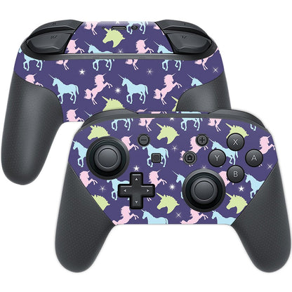MIGHTY SKINS Nintendo Switch Pro Controller Skin - Unicorn Dream | Durable Vinyl Decal Wrap | Easy Apply/Remove