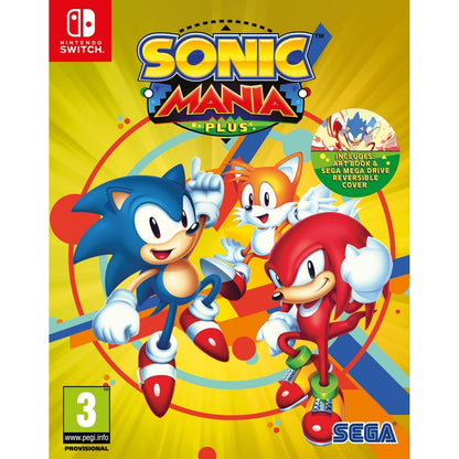 SEGA Sonic Mania Plus Nintendo Switch Game - Model 221217, Classic Platformer Adventure