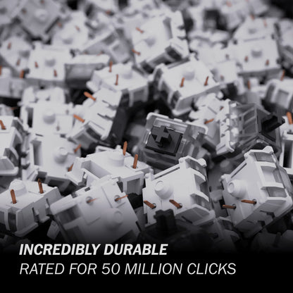 GATERON KS-9 RGB Mechanical Key Switches - Clear Top, 65 Pcs, Black