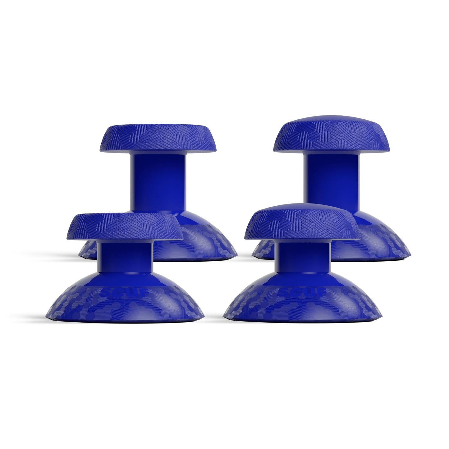 SCUF Valor PRO Thumbstick Replacement Kit - 1 Short Concave  1 Short Domed  1 Long Concave  1 Long Domed  Easy to Swap  Durable - Blue