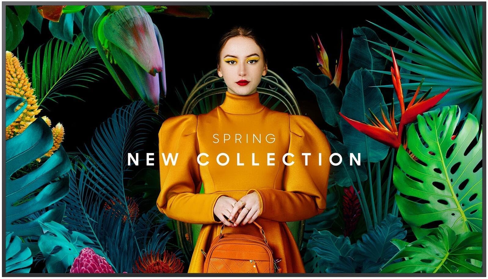 Samsung QB55C 55-Inch UHD 3840x2160 Smart TV, 350 Nits, Tizen 7.0, Black