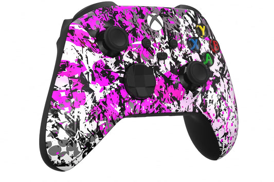 Custom Controllerzz Wireless Controller for Xbox Series X/S & One - Soft Touch Feel, X/S Shadow Bloom